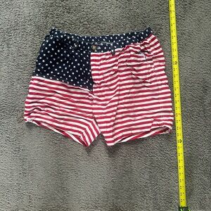 Chubbies Star-Spangled Shorts in Red, White, and Blue